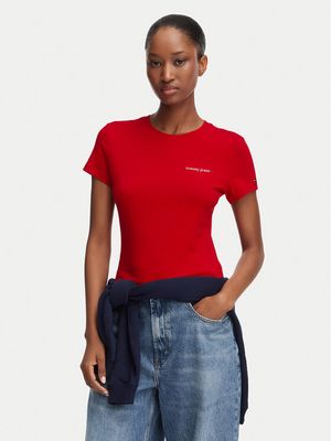 Bluzka damska Tommy Jeans ze sklepu: MODIVO w kategorii: Bluzki damskie - zdjęcie WP-EBWP-BKLVO-LN0_0000305948915