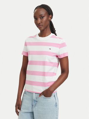 Tommy Jeans - Bluzka damska ze sklepu: MODIVO w kategorii: Bluzki damskie - zdjęcie WP-EBWP-BKLVO-LN0_0000305948953