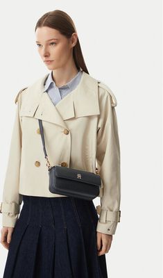 Listonoszka elegancka Tommy Hilfiger ze sklepu: MODIVO w kategorii: Listonoszki - zdjęcie WP-EBWP-BKLVO-LN0_0000305950697