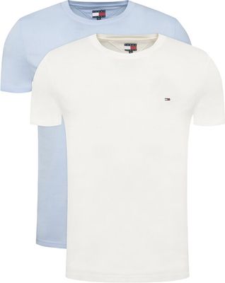 T-shirt męski casual Tommy Jeans ze sklepu: MODIVO w kategorii: T-shirty męskie - zdjęcie WP-EBWP-BKLVO-LN0_0000305953391