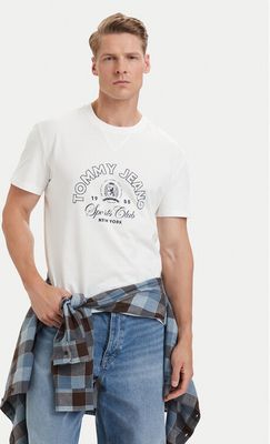Tommy Jeans - T-shirt męski w stylu klasycznym ze sklepu: MODIVO w kategorii: T-shirty męskie - zdjęcie WP-EBWP-BKLVO-LN0_0000305953476