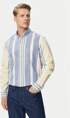 Tommy Jeans - Koszula męska jesienna ze sklepu: MODIVO w kategorii: Koszule męskie - zdjęcie WP-EBWP-BKLVO-LN0_0000305953513
