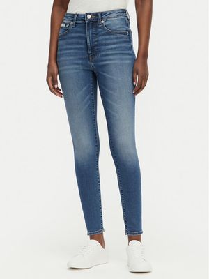 Jeansy damskie casualowe Calvin Klein Jeans ze sklepu: MODIVO w kategorii: Jeansy damskie - zdjęcie WP-EBWP-BKLVO-LN0_0000305955388