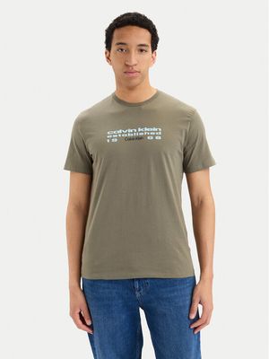 T-shirt męski Calvin Klein Jeans ze sklepu: MODIVO w kategorii: T-shirty męskie - zdjęcie WP-EBWP-BKLVO-LN0_0000305956972