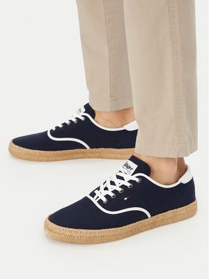 Espadryle męskie letnie Tommy Hilfiger ze sklepu: MODIVO w kategorii: Espadryle męskie - zdjęcie WP-EBWP-BKLVO-LN0_0000305962850
