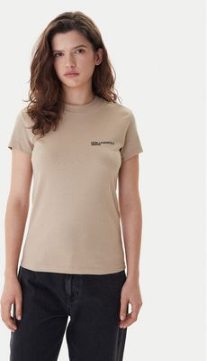 Karl Lagerfeld Jeans - Bluzka damska wiosenna casual ze sklepu: MODIVO w kategorii: Bluzki damskie - zdjęcie WP-EBWP-BKLVO-LN0_0000305965363