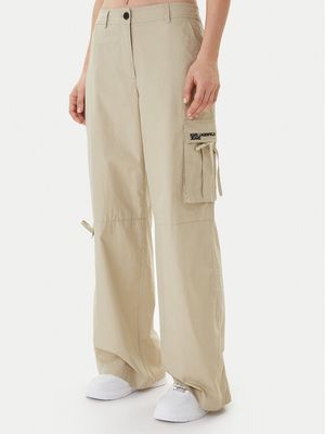 Karl Lagerfeld Jeans - Spodnie damskie w stylu retro ze sklepu: MODIVO w kategorii: Spodnie damskie - zdjęcie WP-EBWP-BKLVO-LN0_0000305965417