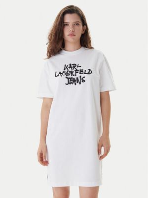 Sukienka casual Karl Lagerfeld Jeans ze sklepu: MODIVO w kategorii: Sukienki - zdjęcie WP-EBWP-BKLVO-LN0_0000305965448