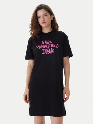 Sukienka wiosenna Karl Lagerfeld Jeans ze sklepu: MODIVO w kategorii: Sukienki - zdjęcie WP-EBWP-BKLVO-LN0_0000305965455