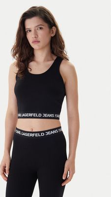 Bluzka damska letnia Karl Lagerfeld Jeans ze sklepu: MODIVO w kategorii: Bluzki damskie - zdjęcie WP-EBWP-BKLVO-LN0_0000305965523