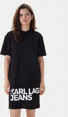 Sukienka Karl Lagerfeld Jeans ze sklepu: MODIVO w kategorii: Sukienki - zdjęcie WP-EBWP-BKLVO-LN0_0000305965554