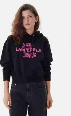 Karl Lagerfeld Jeans - Bluza damska ze sklepu: MODIVO w kategorii: Bluzy damskie - zdjęcie WP-EBWP-BKLVO-LN0_0000305965608