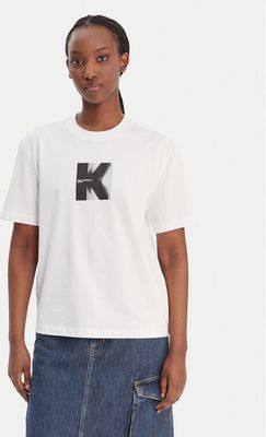 Bluzka damska Karl Lagerfeld Jeans ze sklepu: MODIVO w kategorii: Bluzki damskie - zdjęcie WP-EBWP-BKLVO-LN0_0000305965622