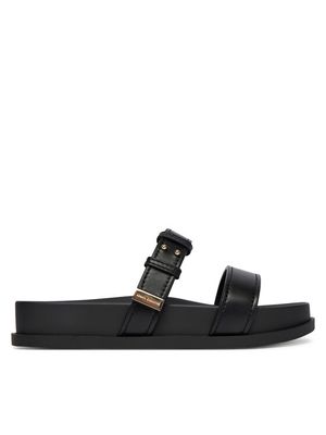 Klapki damskie na lato Armani Exchange ze sklepu: MODIVO w kategorii: Klapki damskie - zdjęcie WP-EBWP-BKLVO-LN0_0000305968593