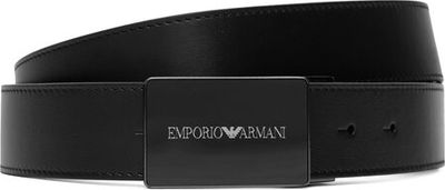 Pasek na lato Emporio Armani ze sklepu: MODIVO w kategorii: Paski męskie - zdjęcie WP-EBWP-BKLVO-LN0_0000305971999