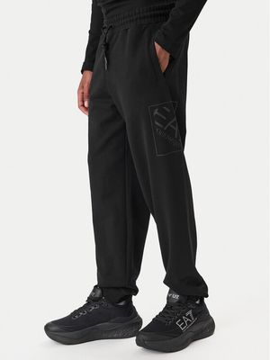 Spodnie męskie w sportowym stylu EA7 Emporio Armani ze sklepu: MODIVO w kategorii: Spodnie męskie - zdjęcie WP-EBWP-BKLVO-LN0_0000305990808
