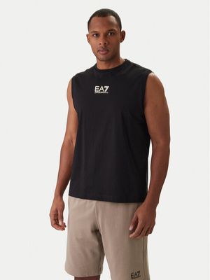 T-shirt męski casual na lato EA7 Emporio Armani ze sklepu: MODIVO w kategorii: T-shirty męskie - zdjęcie WP-EBWP-BKLVO-LN0_0000305991225