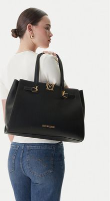 Love Moschino - Shopper bag elegancka ze sklepu: MODIVO w kategorii: Torby Shopper bag - zdjęcie WP-EBWP-BKLVO-LN0_0000305996473