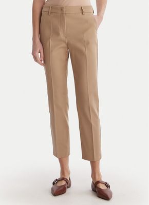 Spodnie damskie na wiosnę w stylu retro Weekend Max Mara ze sklepu: MODIVO w kategorii: Spodnie damskie - zdjęcie WP-EBWP-BKLVO-LN0_0000305999672