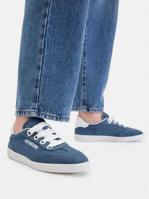 Love Moschino - Trampki damskie na wiosnę ze sklepu: MODIVO w kategorii: Trampki damskie - zdjęcie WP-EBWP-BKLVO-LN0_0000306002449