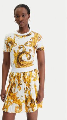 Bluzka damska wiosenna Versace Jeans Couture ze sklepu: MODIVO w kategorii: Bluzki damskie - zdjęcie WP-EBWP-BKLVO-LN0_0000306022638