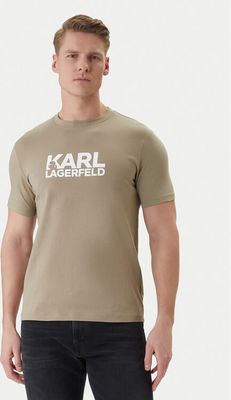 T-shirt męski Karl Lagerfeld ze sklepu: MODIVO w kategorii: T-shirty męskie - zdjęcie WP-EBWP-BKLVO-LN0_0000306023864