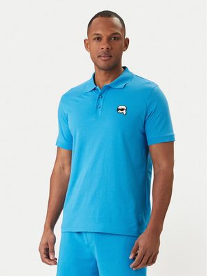 T-shirt męski na lato Karl Lagerfeld ze sklepu: MODIVO w kategorii: T-shirty męskie - zdjęcie WP-EBWP-BKLVO-LN0_0000306024250
