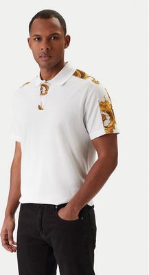 T-shirt męski elegancki Versace Jeans Couture ze sklepu: MODIVO w kategorii: T-shirty męskie - zdjęcie WP-EBWP-BKLVO-LN0_0000306025592