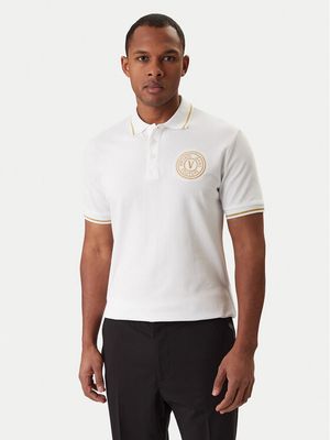 T-shirt męski elegancki Versace Jeans Couture ze sklepu: MODIVO w kategorii: T-shirty męskie - zdjęcie WP-EBWP-BKLVO-LN0_0000306025608