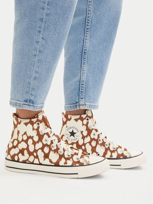 Converse - Trampki damskie w nadruki ze sklepu: MODIVO w kategorii: Trampki damskie - zdjęcie WP-EBWP-BKLVO-LN0_0000306041035