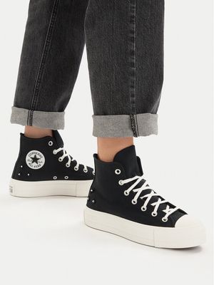 Trampki damskie na wiosnę Converse ze sklepu: MODIVO w kategorii: Trampki damskie - zdjęcie WP-EBWP-BKLVO-LN0_0000306041387
