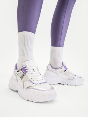 Versace Jeans Couture - Buty sportowe damskie na wiosnę ze sklepu: MODIVO w kategorii: Buty sportowe damskie - zdjęcie WP-EBWP-BKLVO-LN0_0000306046979