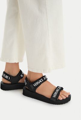 Versace Jeans Couture - Sandały damskie na lato ze sklepu: MODIVO w kategorii: Sandały damskie - zdjęcie WP-EBWP-BKLVO-LN0_0000306047402