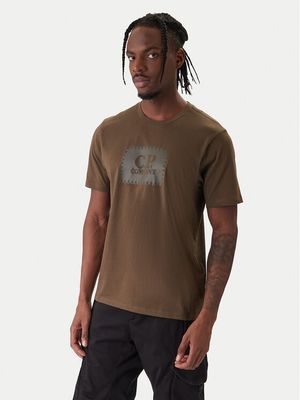 C.P. Company - T-shirt męski na wiosnę ze sklepu: MODIVO w kategorii: T-shirty męskie - zdjęcie WP-EBWP-BKLVO-LN0_0000306051362