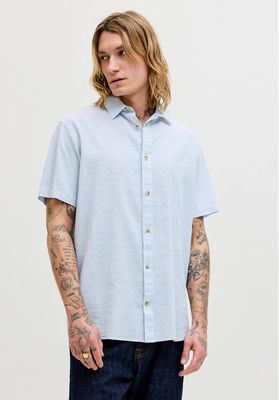 Koszula męska na wiosnę Jack & Jones ze sklepu: MODIVO w kategorii: Koszule męskie - zdjęcie WP-EBWP-BKLVO-LN0_0000306052918