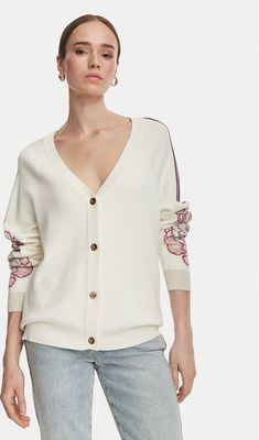 Sweter damski na zimę casualowy Liu Jo Sport ze sklepu: MODIVO w kategorii: Swetry damskie - zdjęcie WP-EBWP-BKLVO-LN0_0000306071209