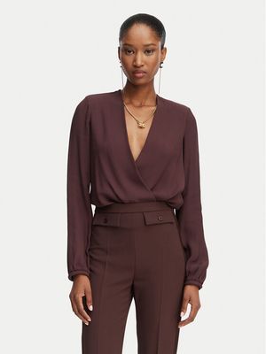 Bluzka damska casual jesienna Elisabetta Franchi ze sklepu: MODIVO w kategorii: Bluzki damskie - zdjęcie WP-EBWP-BKLVO-LN0_0000306073173