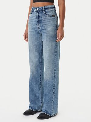 Jeansy damskie w miejskim stylu G-Star Raw ze sklepu: MODIVO w kategorii: Jeansy damskie - zdjęcie WP-EBWP-BKLVO-LN0_0000306075207