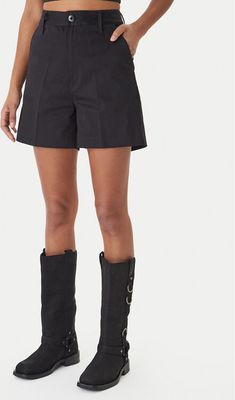 Szorty zimowe G-Star Raw ze sklepu: MODIVO w kategorii: Szorty - zdjęcie WP-EBWP-BKLVO-LN0_0000306077461