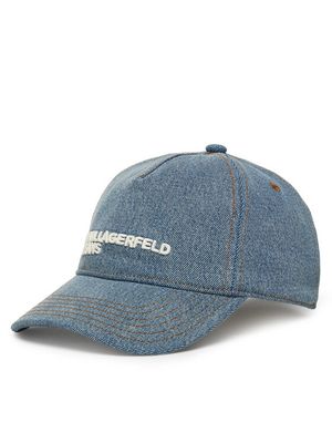 Czapka z daszkiem damska gładka casualowa Karl Lagerfeld Jeans ze sklepu: MODIVO w kategorii: Czapki z daszkiem damskie - zdjęcie WP-EBWP-BKLVO-LN0_0000306084834