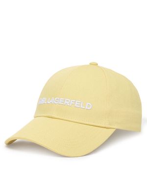 Czapka z daszkiem damska elegancki Karl Lagerfeld ze sklepu: MODIVO w kategorii: Czapki z daszkiem damskie - zdjęcie WP-EBWP-BKLVO-LN0_0000306085053
