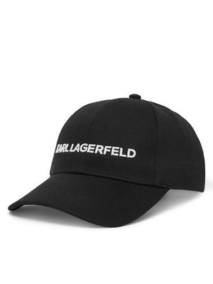 Czapka z daszkiem damska elegancki Karl Lagerfeld ze sklepu: MODIVO w kategorii: Czapki z daszkiem damskie - zdjęcie WP-EBWP-BKLVO-LN0_0000306085077