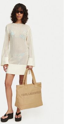 Shopper bag na wakacje Karl Lagerfeld ze sklepu: MODIVO w kategorii: Torby Shopper bag - zdjęcie WP-EBWP-BKLVO-LN0_0000306086074