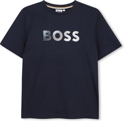 T-shirt chłopięce letni BOSS ze sklepu: MODIVO w kategorii: T-shirty chłopięce - zdjęcie WP-EBWP-BKLVO-LN0_0000306110946