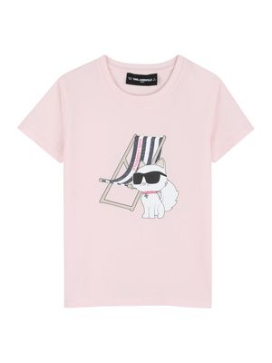 Bluzka dziewczęca na lato Karl Lagerfeld Kids ze sklepu: MODIVO w kategorii: Bluzki dziewczęce - zdjęcie WP-EBWP-BKLVO-LN0_0000306111462