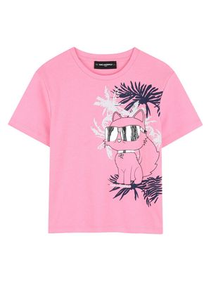 Karl Lagerfeld Kids - Bluzka dziewczęca na lato ze sklepu: MODIVO w kategorii: Bluzki dziewczęce - zdjęcie WP-EBWP-BKLVO-LN0_0000306111486