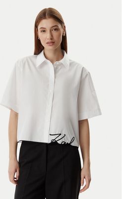 Karl Lagerfeld - Koszula damska casual elegancka ze sklepu: MODIVO w kategorii: Koszule damskie - zdjęcie WP-EBWP-BKLVO-LN0_0000306125612