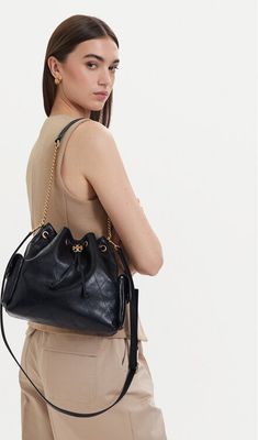 Torebka na wakacje Tory Burch ze sklepu: MODIVO w kategorii: Torebki worki - zdjęcie WP-EBWP-BKLVO-LN0_0000306127692