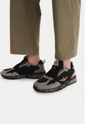 Buty sportowe męskie na wiosnę Aeronautica Militare ze sklepu: MODIVO w kategorii: Buty sportowe męskie - zdjęcie WP-EBWP-BKLVO-LN0_0000306129955