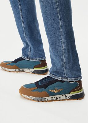 Buty sportowe męskie na wiosnę Aeronautica Militare ze sklepu: MODIVO w kategorii: Buty sportowe męskie - zdjęcie WP-EBWP-BKLVO-LN0_0000306130029